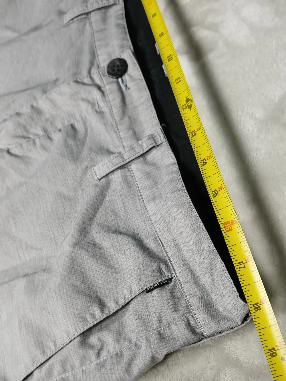Billabong Crossfire Submersible Hybrid Shorts 36 Men's Gray
